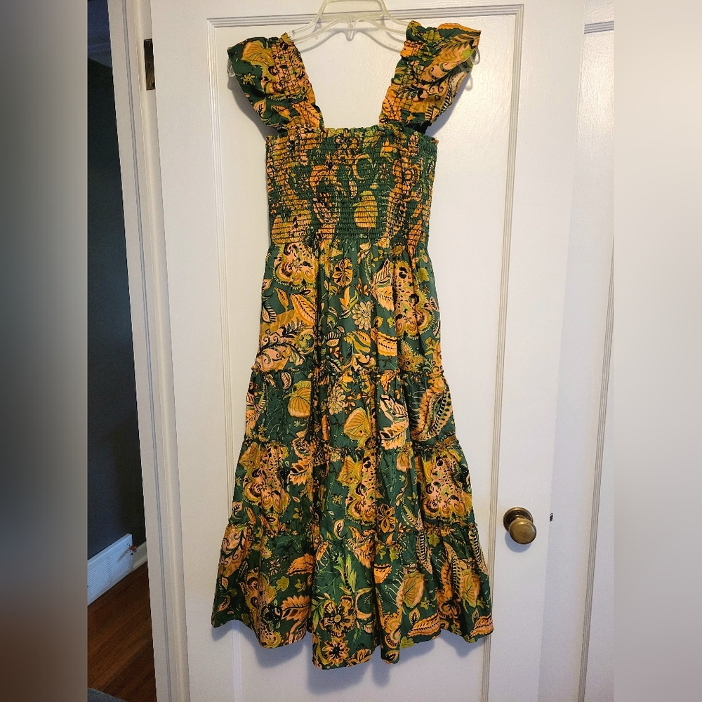 Kourt Calypso Floral Print Dress